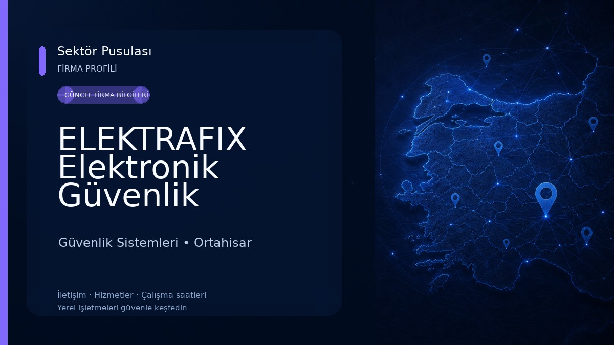 ELEKTRAFIX Elektronik Güvenlik Sistemleri , Kamera Sistemleri,Alarm Sistemleri,Uydu Anten Sistemleri,Yangın Alarm Sistemleri 