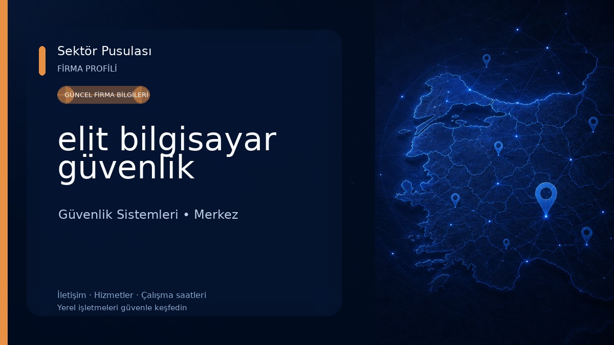 elit bilgisayar güvenlik Güvenlik Sistemleri