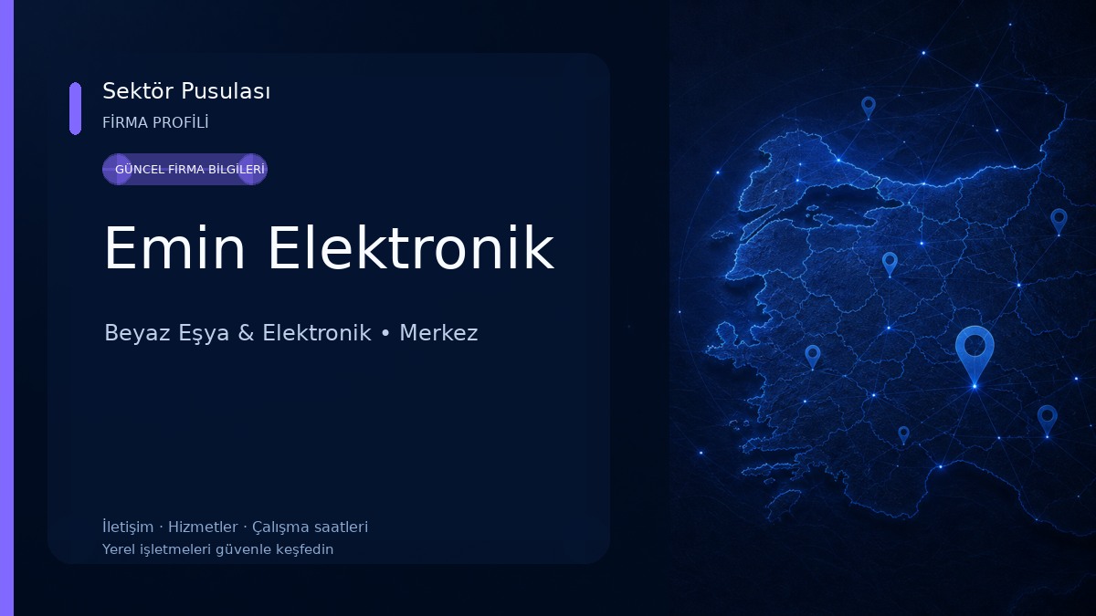Emin Elektronik Beyaz Eşya & Elektronik