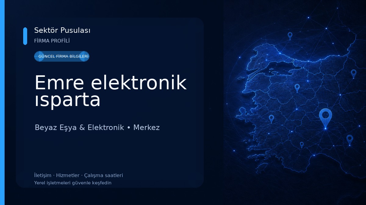 Emre elektronik ısparta Beyaz Eşya & Elektronik