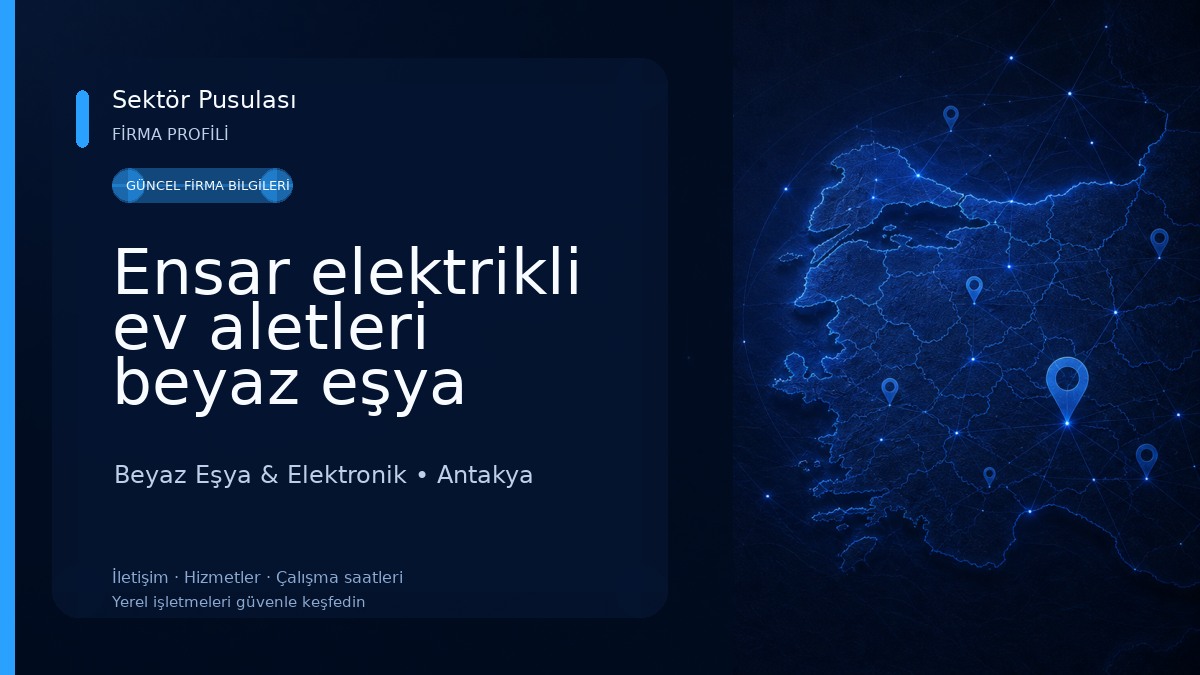 Ensar elektrikli ev aletleri beyaz eşya Beyaz Eşya & Elektronik