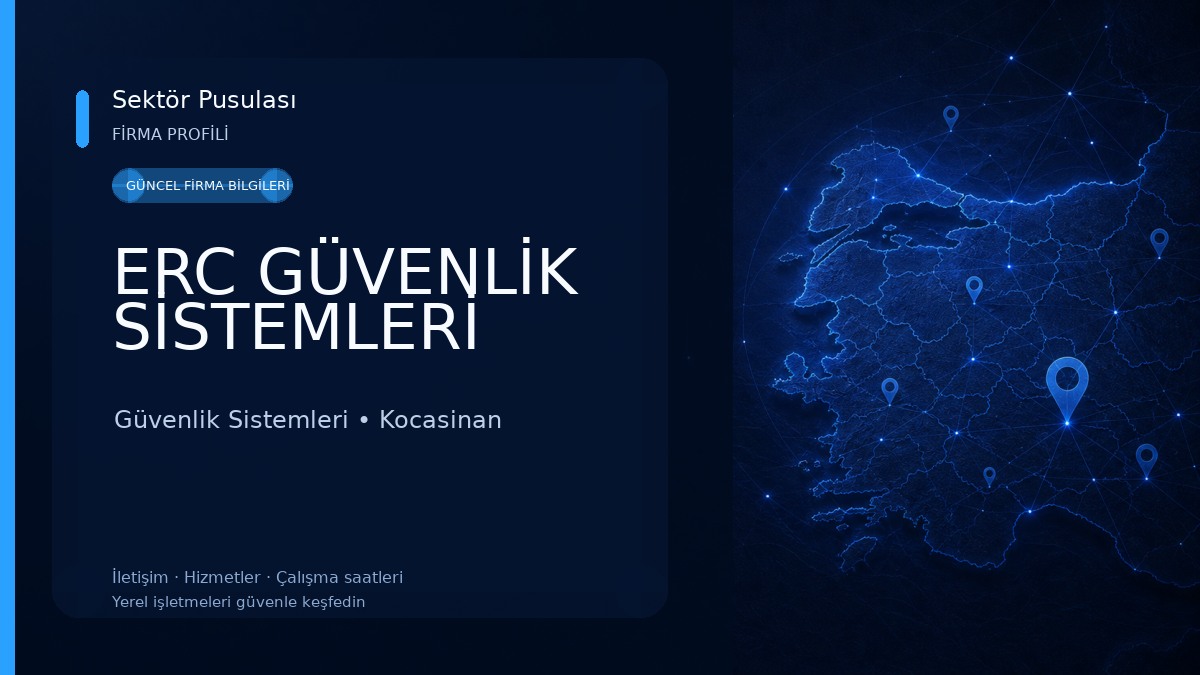 ERC GÜVENLİK SİSTEMLERİ Güvenlik Sistemleri
