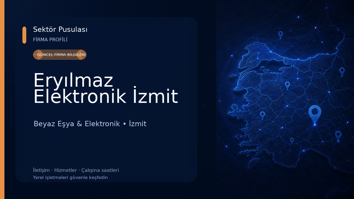 Eryılmaz Elektronik İzmit Beyaz Eşya & Elektronik