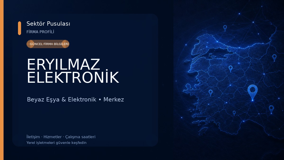 ERYILMAZ ELEKTRONİK Beyaz Eşya & Elektronik