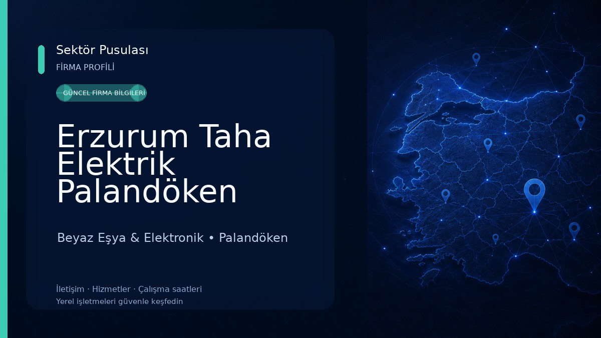 Erzurum Taha Elektrik Palandöken Beyaz Eşya & Elektronik