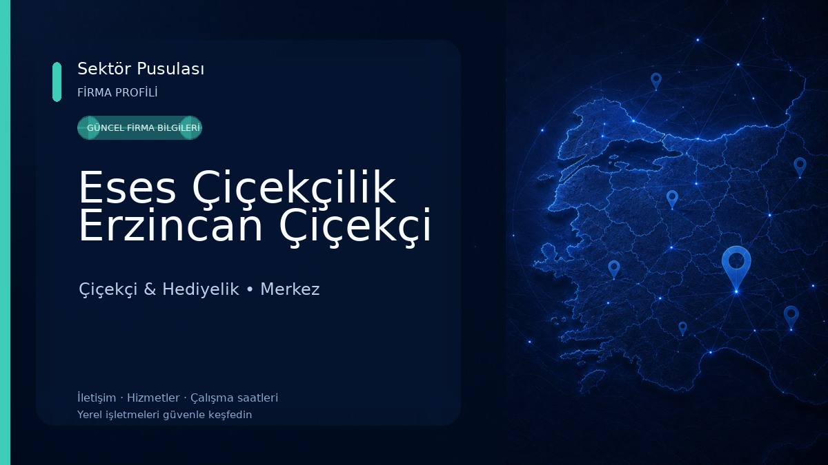 Eses Çiçekçilik Erzincan Çiçekçi 