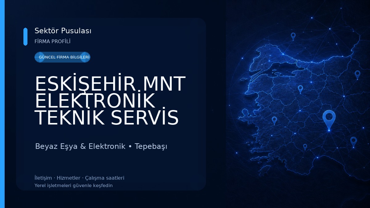 ESKİŞEHİR MNT ELEKTRONİK TEKNİK SERVİS Beyaz Eşya & Elektronik