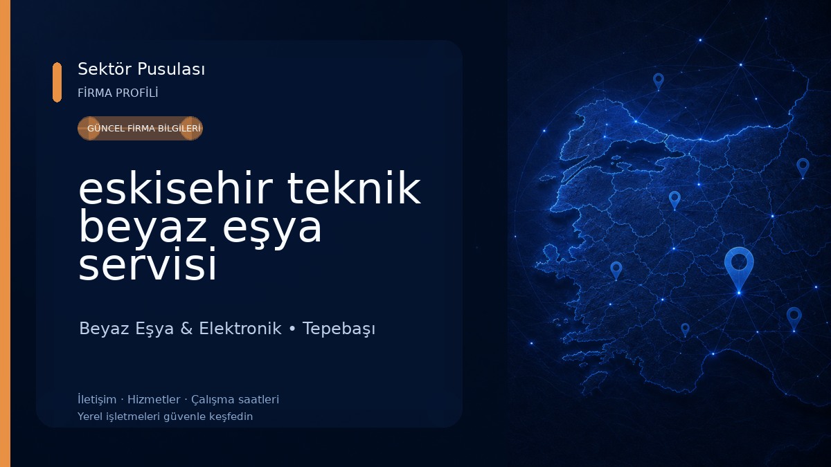 eskisehir teknik beyaz eşya servisi Beyaz Eşya & Elektronik