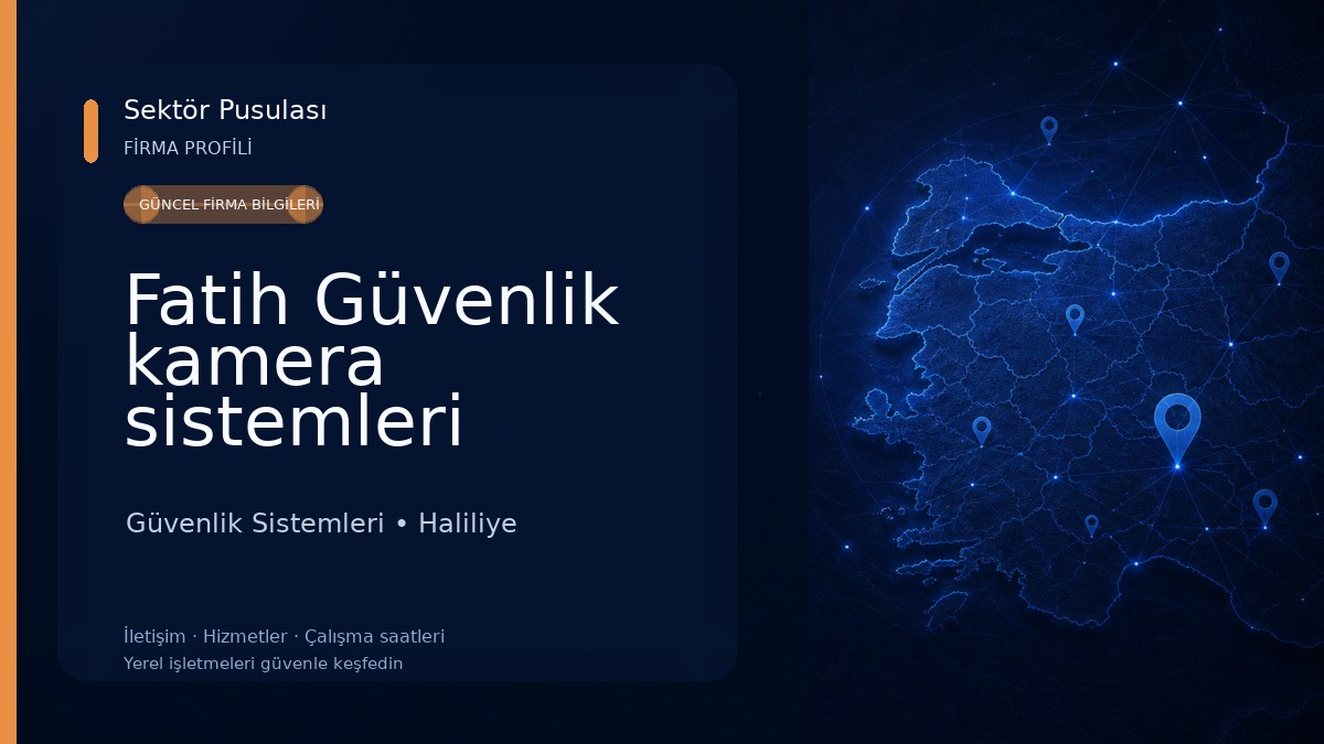 Fatih Güvenlik kamera sistemleri Güvenlik Sistemleri
