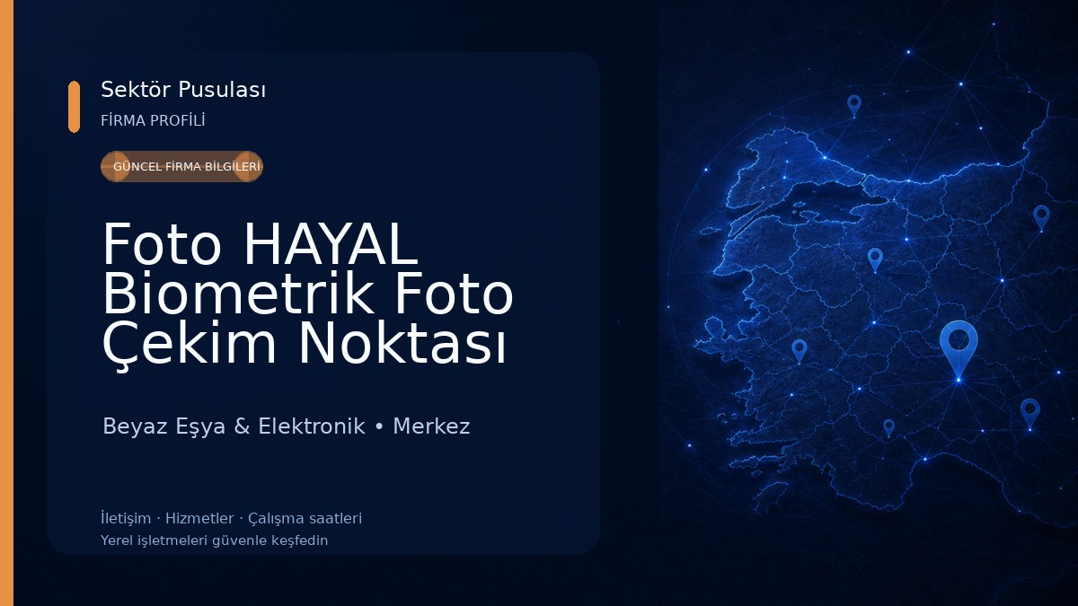 Foto HAYAL Biometrik Foto Çekim Noktası Beyaz Eşya & Elektronik