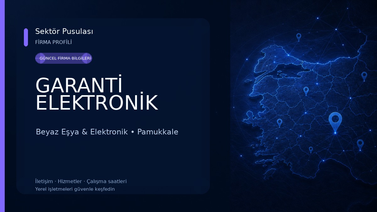 GARANTİ ELEKTRONİK