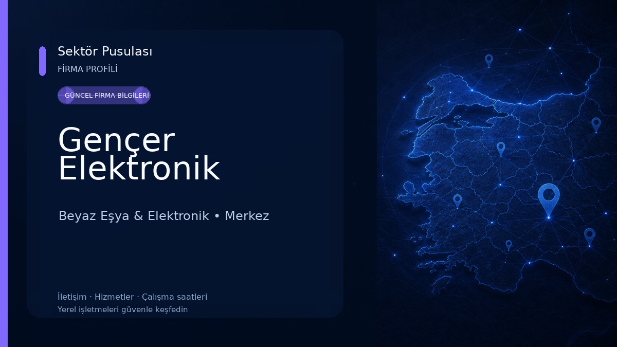 Gençer Elektronik Beyaz Eşya & Elektronik