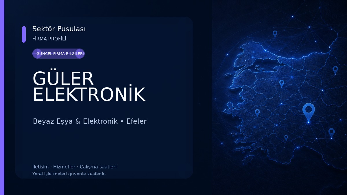 GÜLER ELEKTRONİK Beyaz Eşya & Elektronik