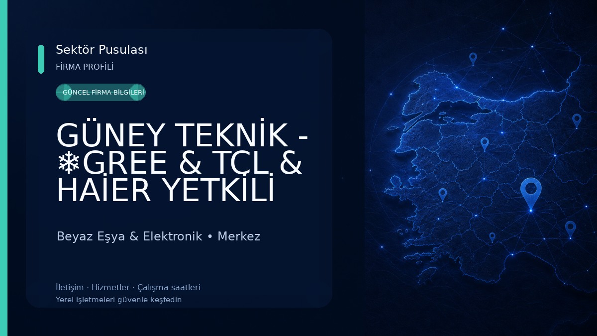 GÜNEY TEKNİK - ❄️GREE & TCL & HAİER YETKİLİ SERVİSİ-(Klima - Kombi -Beyaz Eşya Bakım Onarım Montaj) Beyaz Eşya & Elektronik