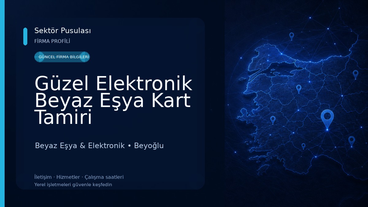Güzel Elektronik Beyaz Eşya Kart Tamiri Beyaz Eşya & Elektronik
