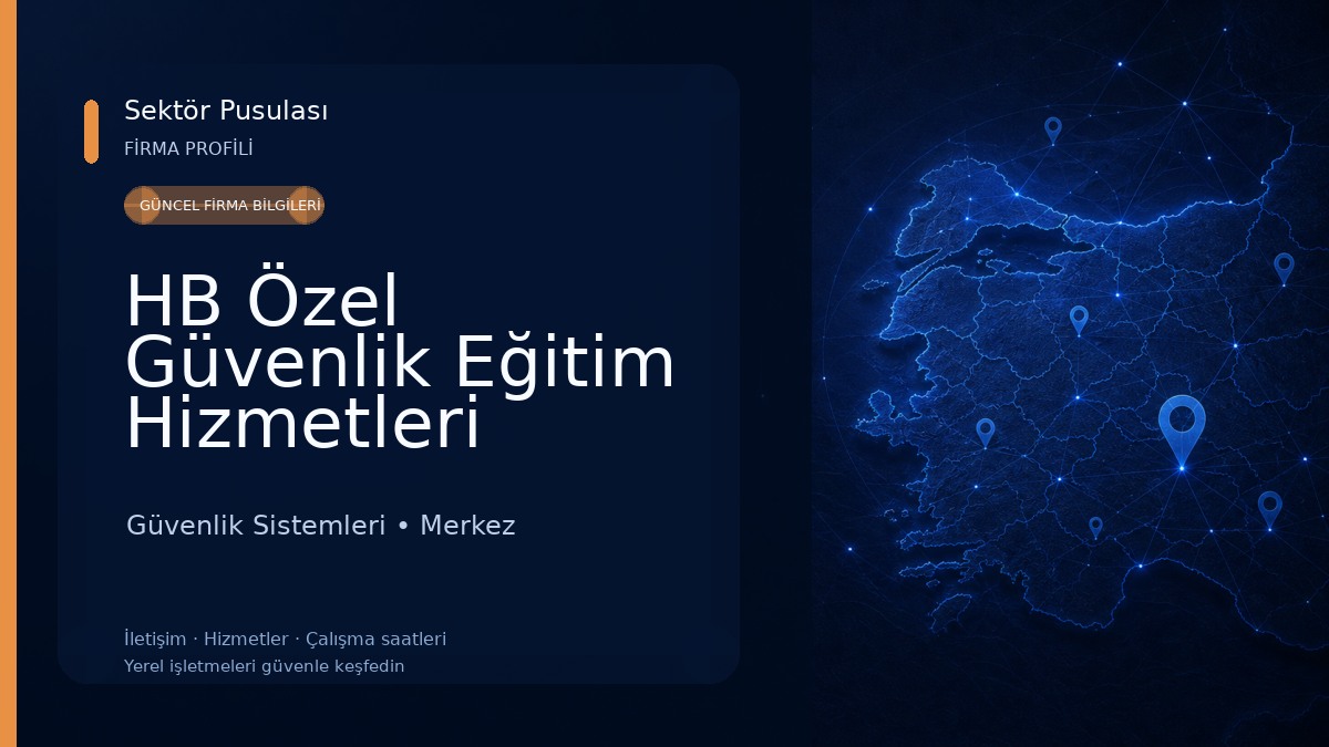 HB Özel Güvenlik Eğitim Hizmetleri Güvenlik Sistemleri