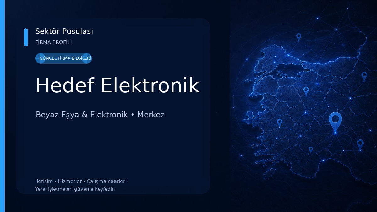 Hedef Elektronik Beyaz Eşya & Elektronik