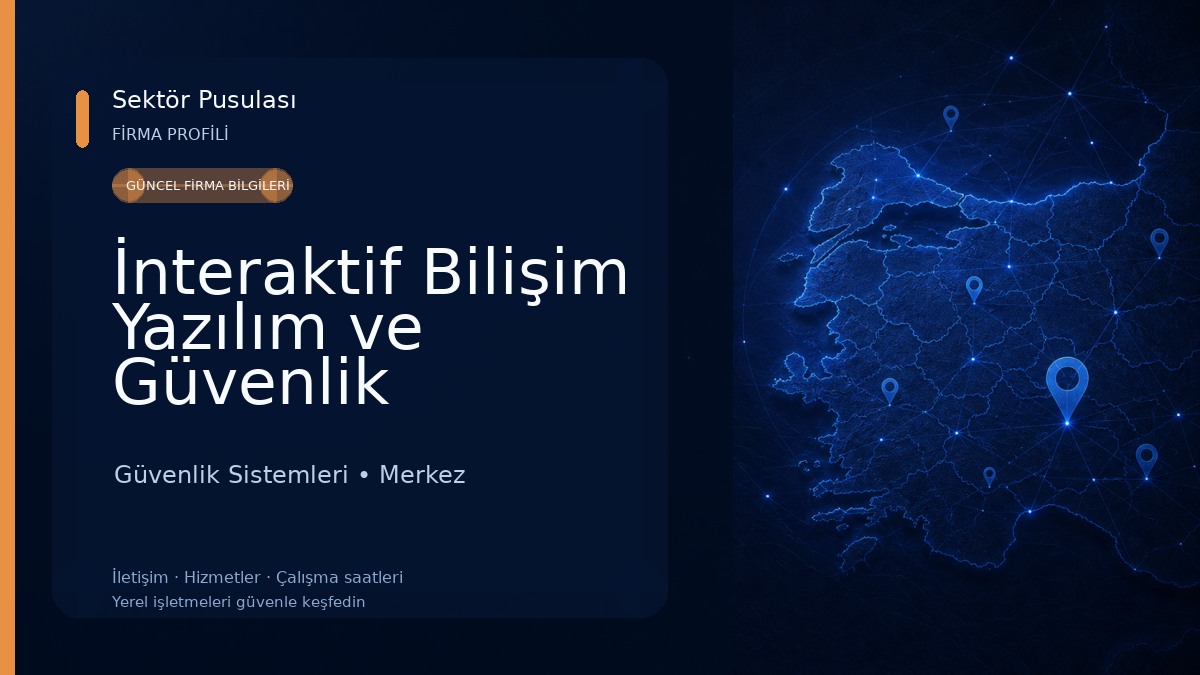 İnteraktif Bilişim Yazılım ve Güvenlik Sistemleri | Çorum Güvenlik Kamerası