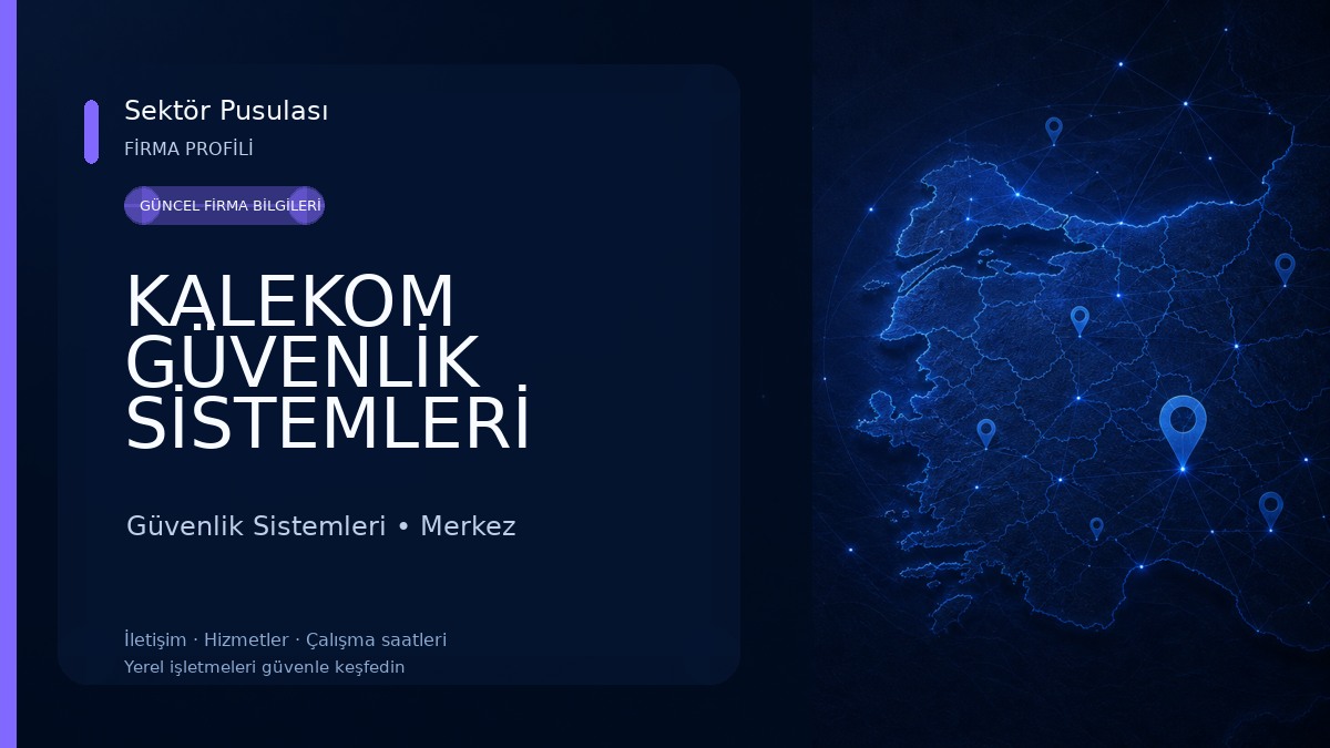 KALEKOM GÜVENLİK SİSTEMLERİ 