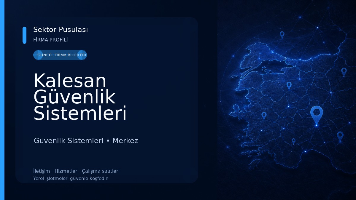 Kalesan Güvenlik Sistemleri Güvenlik Sistemleri