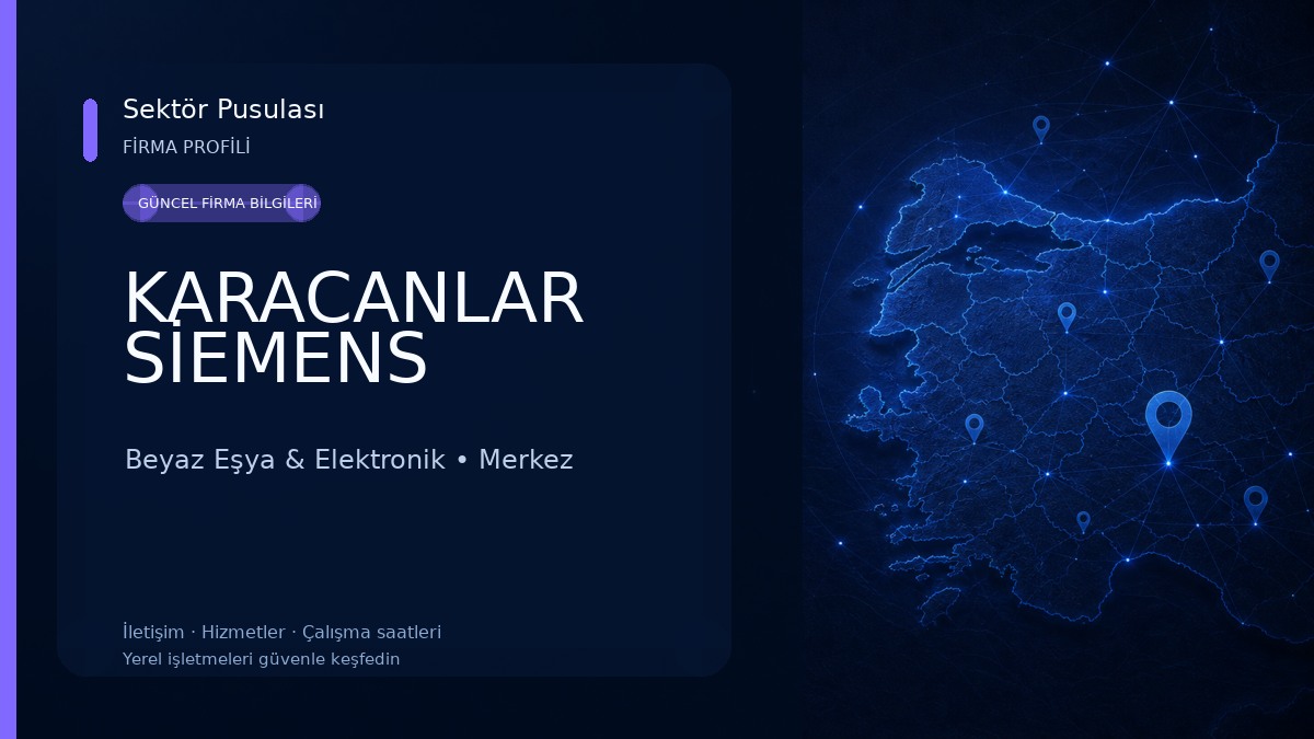 KARACANLAR SİEMENS Beyaz Eşya & Elektronik