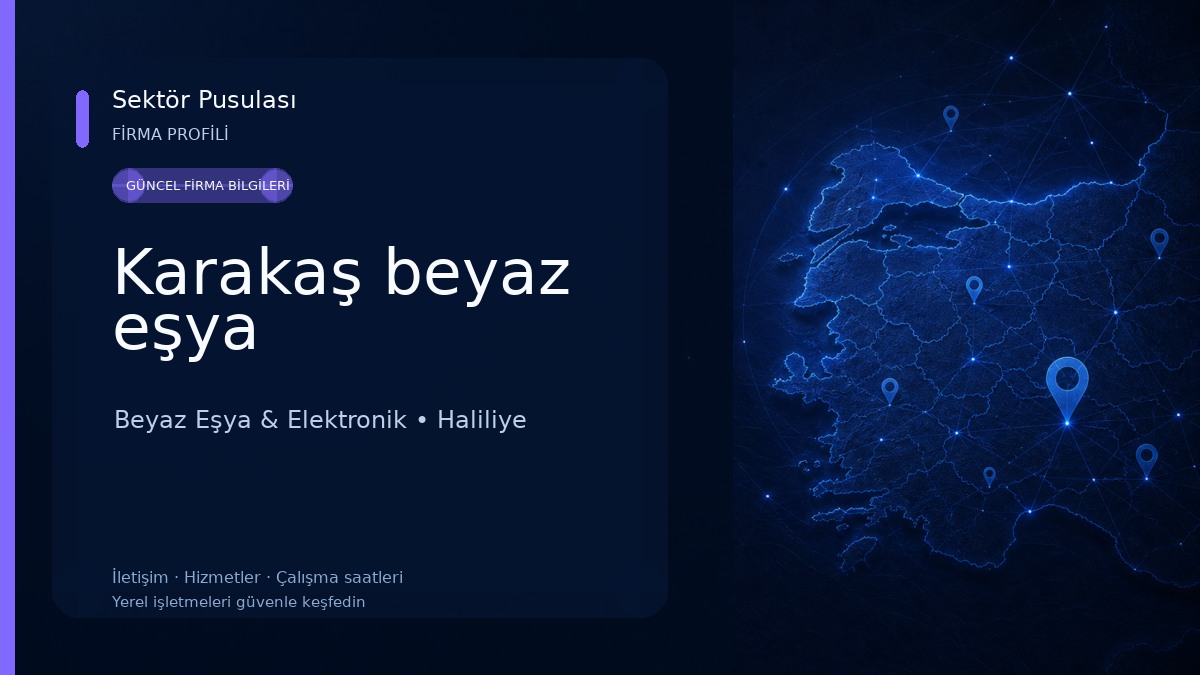 Karakaş beyaz eşya