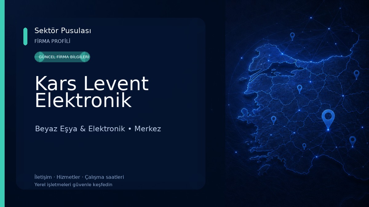 Kars Levent Elektronik Beyaz Eşya & Elektronik