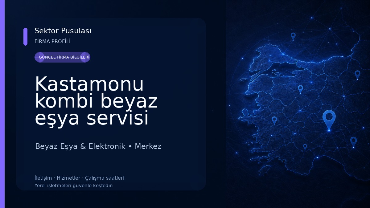 Kastamonu kombi beyaz eşya servisi Beyaz Eşya & Elektronik