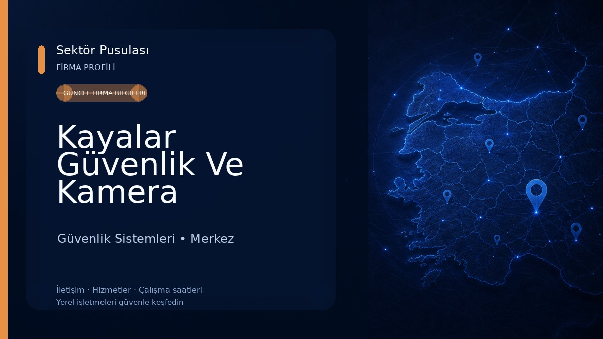 Kayalar Güvenlik Ve Kamera Sistemleri Güvenlik Sistemleri