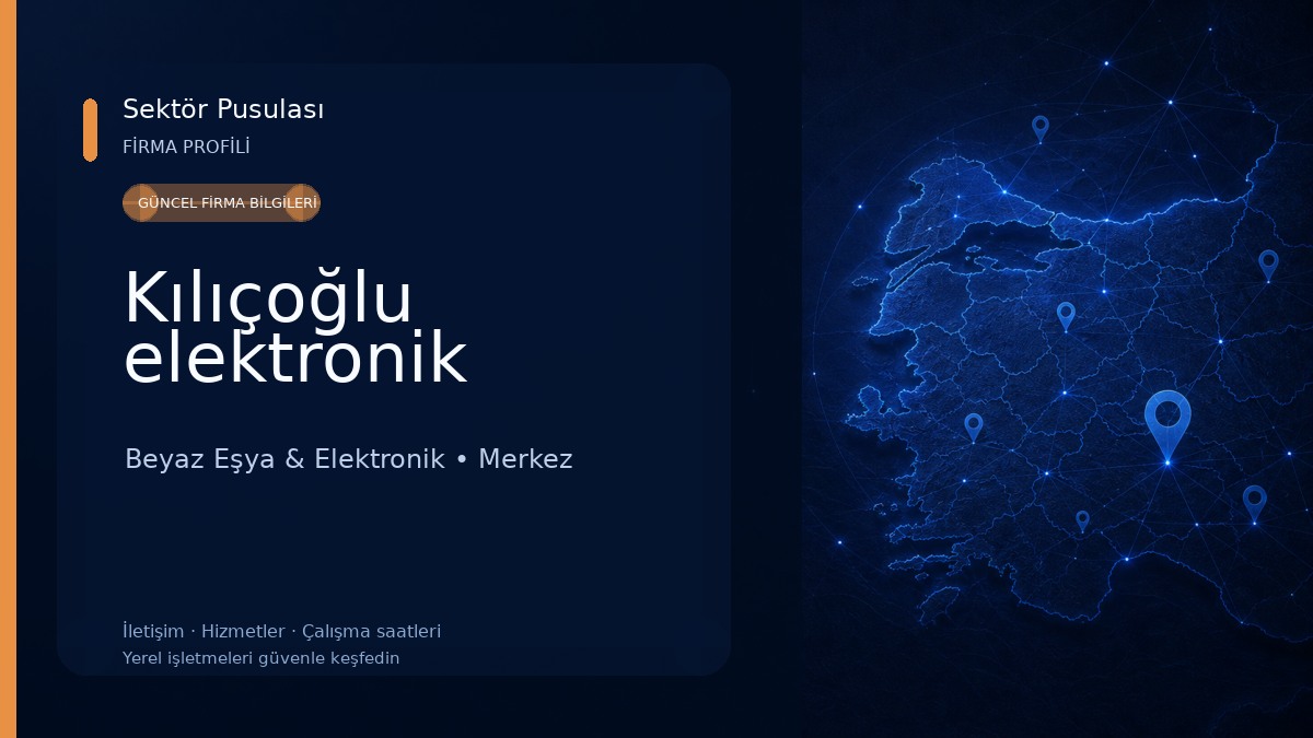 Kılıçoğlu elektronik 