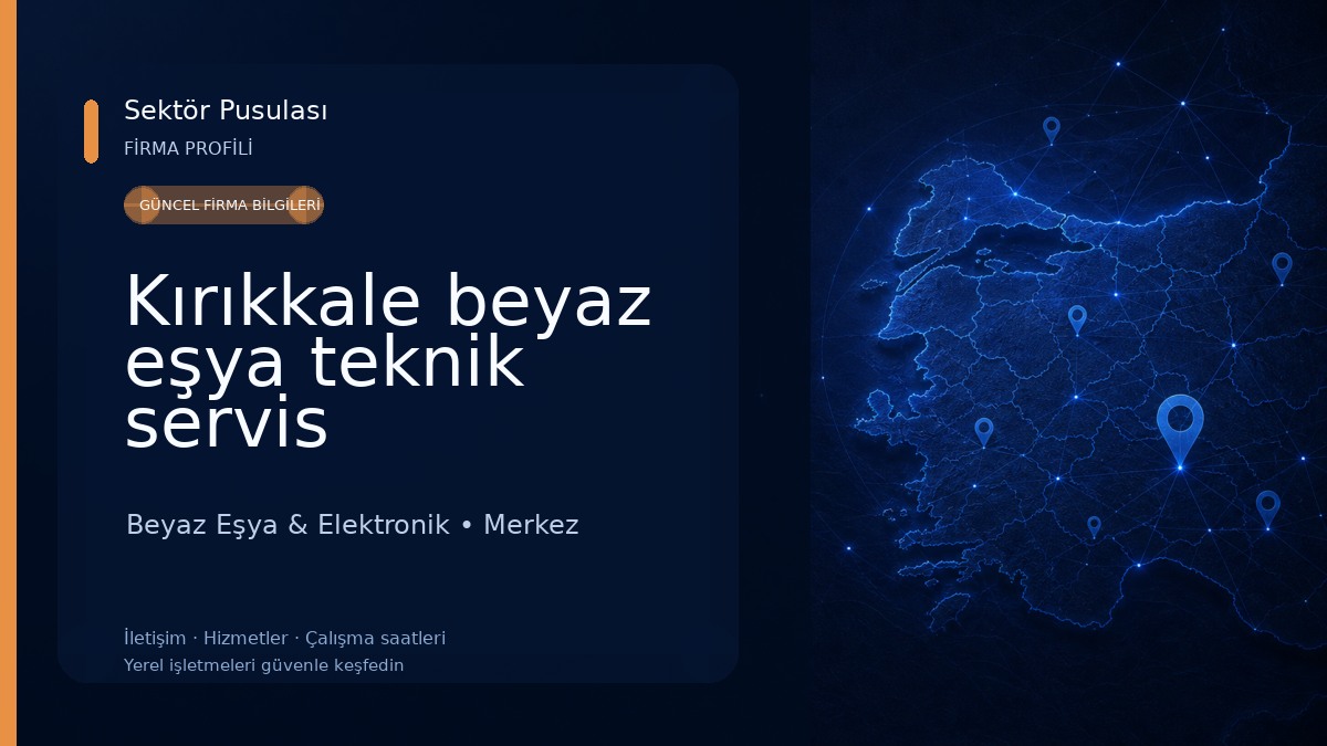 Kırıkkale beyaz eşya teknik servis Beyaz Eşya & Elektronik