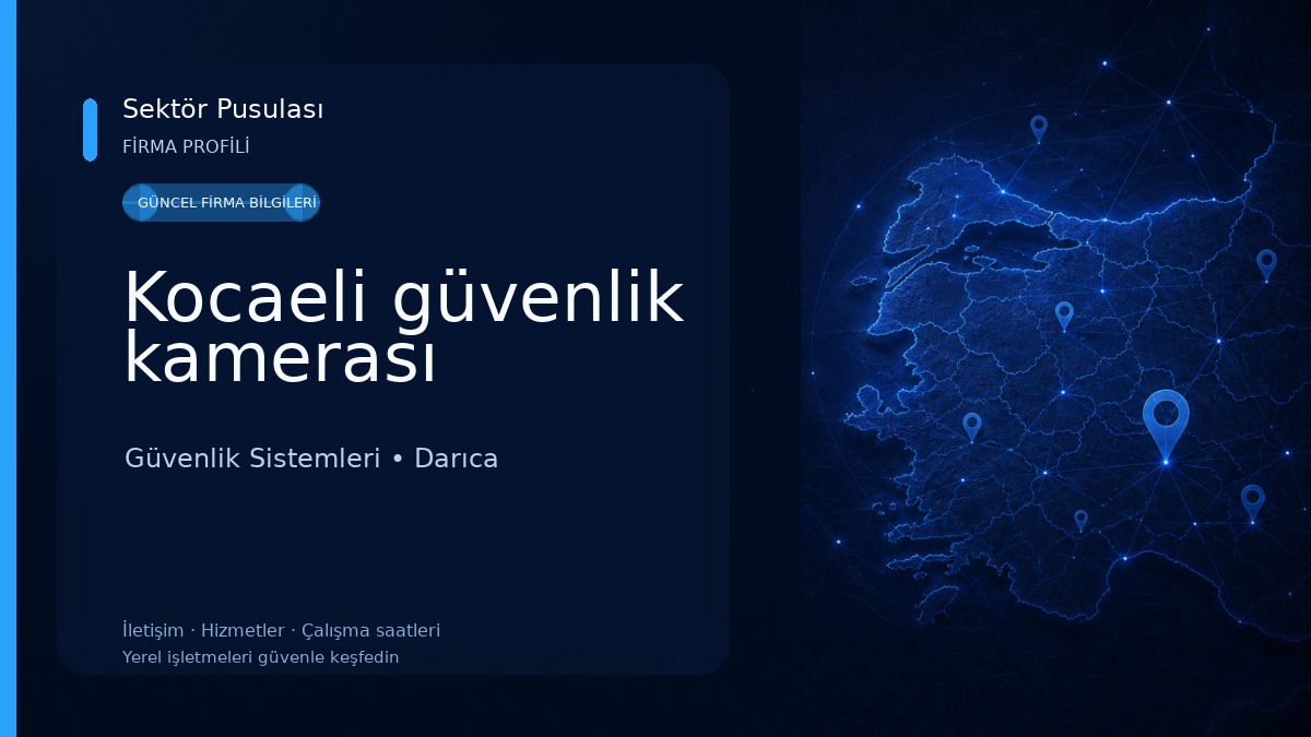 Kocaeli güvenlik kamerası