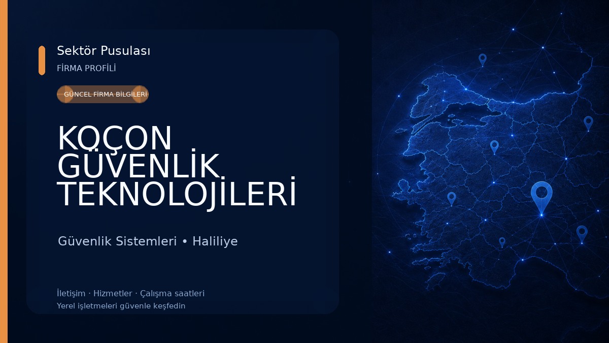 KOÇON GÜVENLİK TEKNOLOJİLERİ ŞTİ. Güvenlik Sistemleri