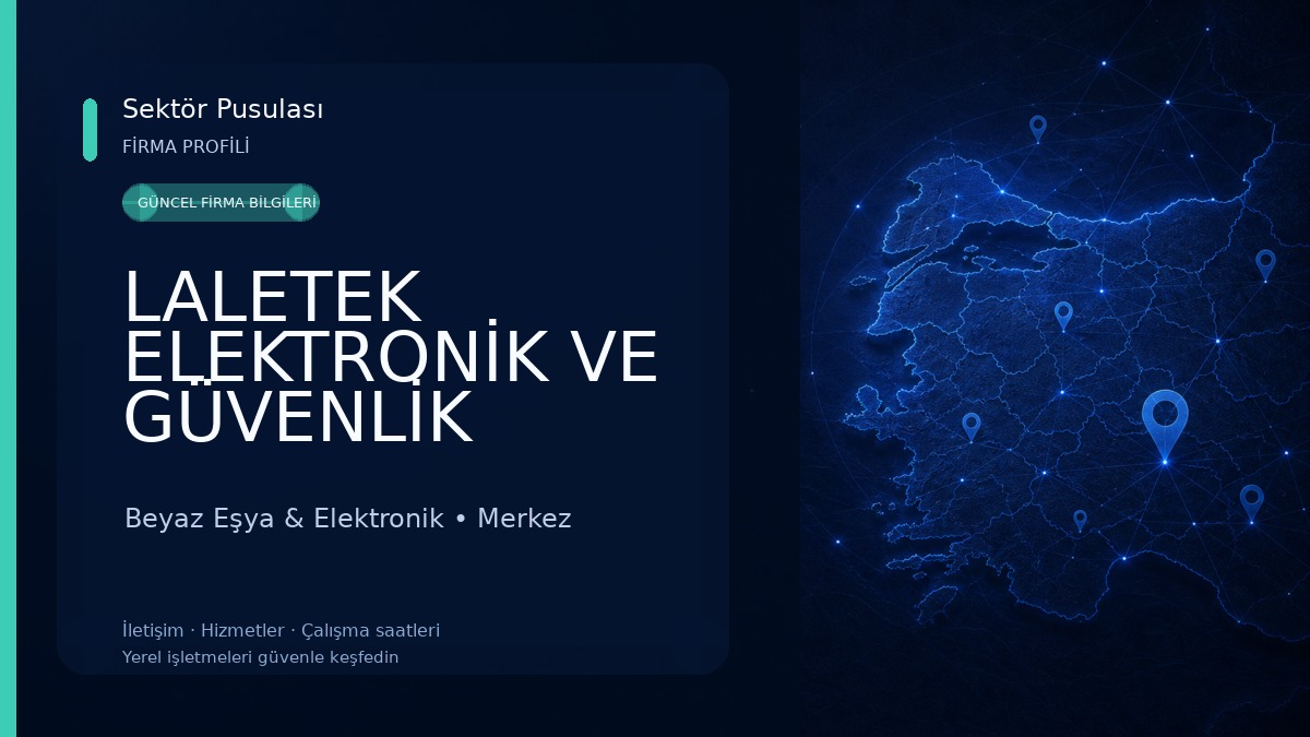 LALETEK ELEKTRONİK VE GÜVENLİK SİSTEMLERİ KAMERA ,ALARM Beyaz Eşya & Elektronik