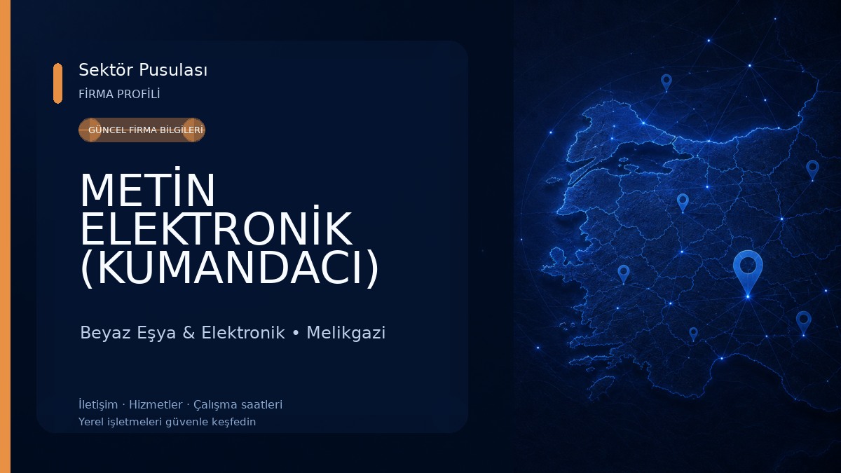 METİN ELEKTRONİK (KUMANDACI) Beyaz Eşya & Elektronik