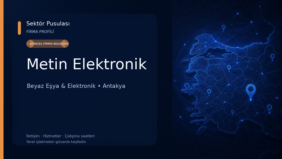 Metin Elektronik Beyaz Eşya & Elektronik