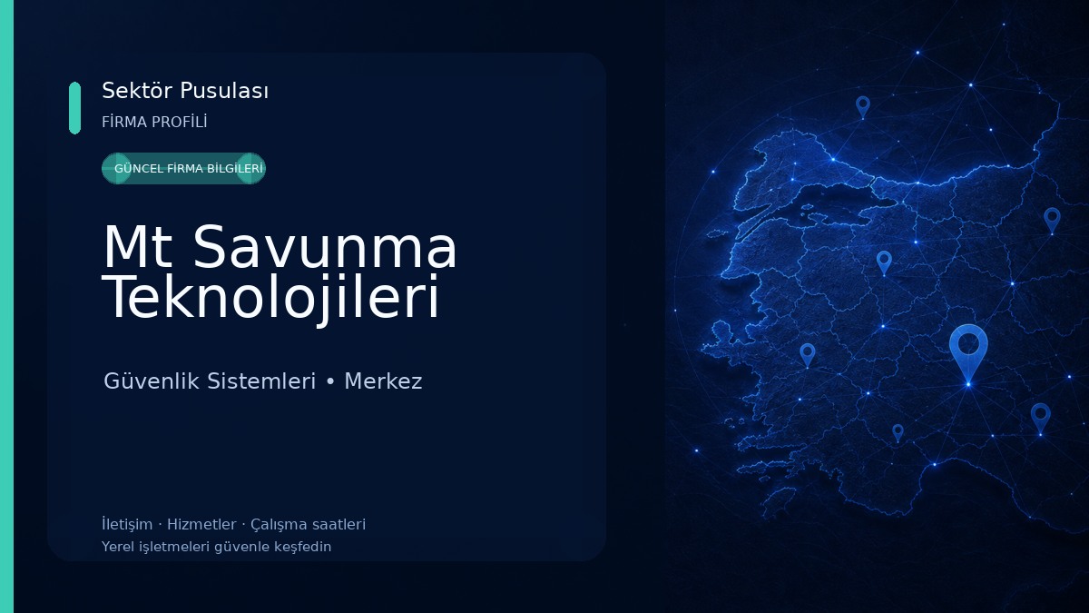 Mt Savunma Teknolojileri 