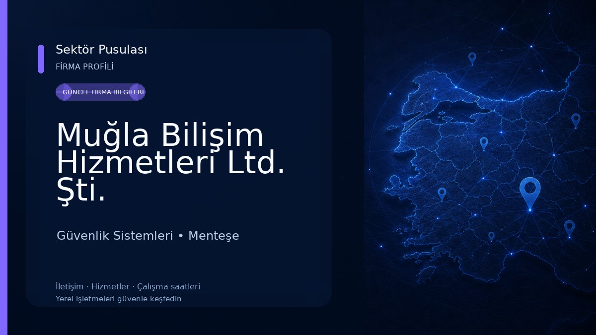 Muğla Bilişim Hizmetleri Ltd. Şti. Güvenlik Sistemleri