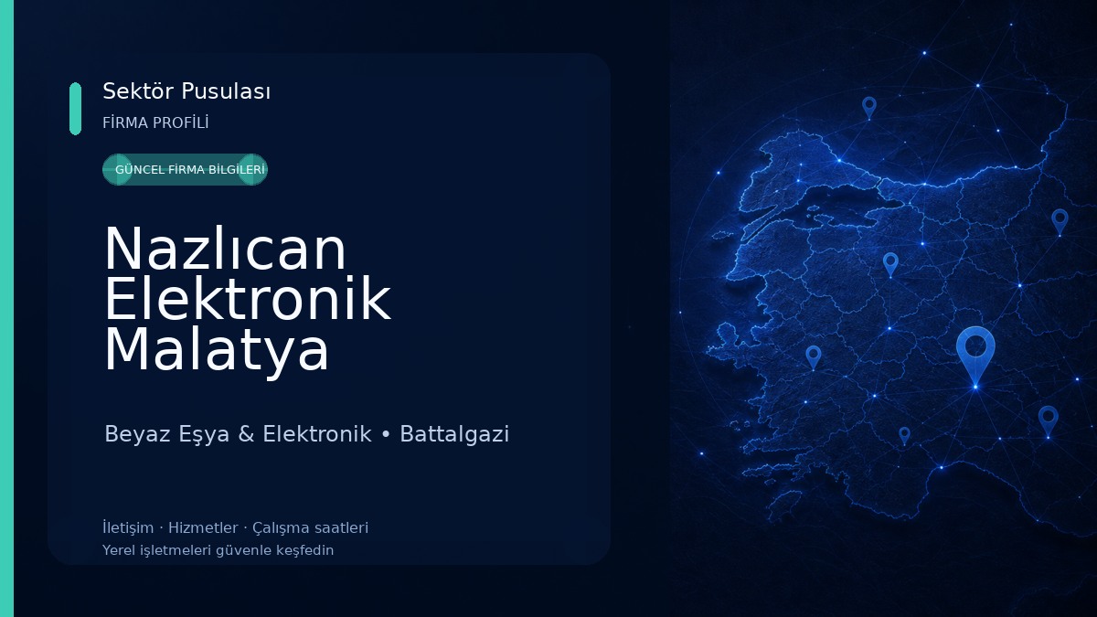 Nazlıcan Elektronik Malatya Televizyon Tamir