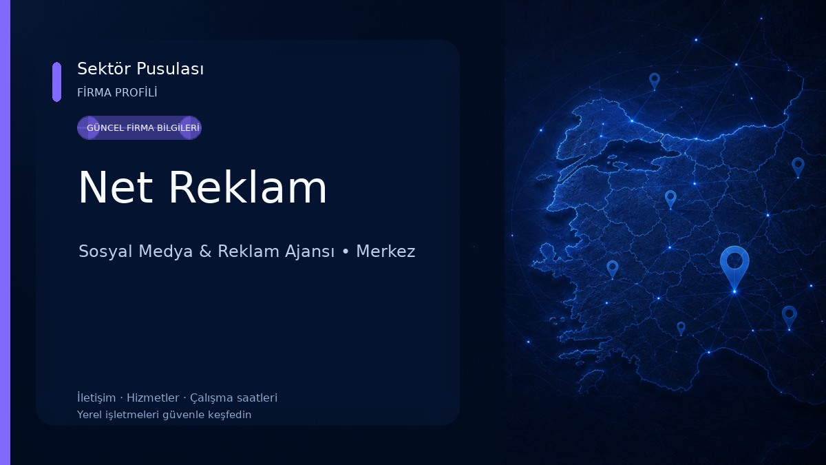 Net Reklam Sosyal Medya & Reklam Ajansı