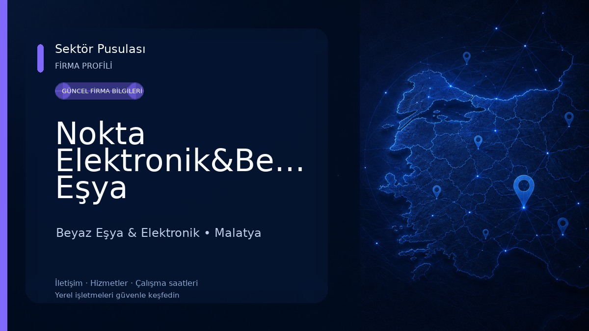 Nokta Elektronik&Beyaz Eşya