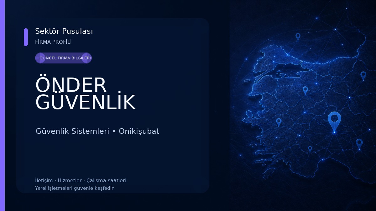 ÖNDER GÜVENLİK Güvenlik Sistemleri