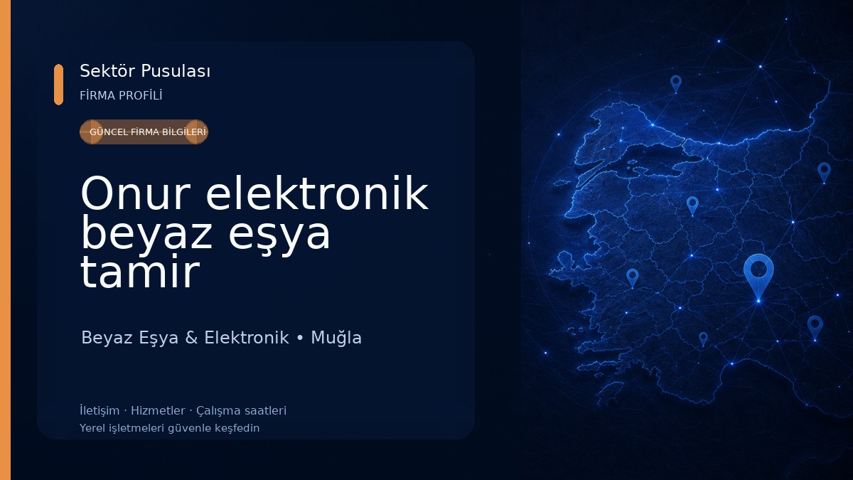 Onur elektronik beyaz eşya tamir 