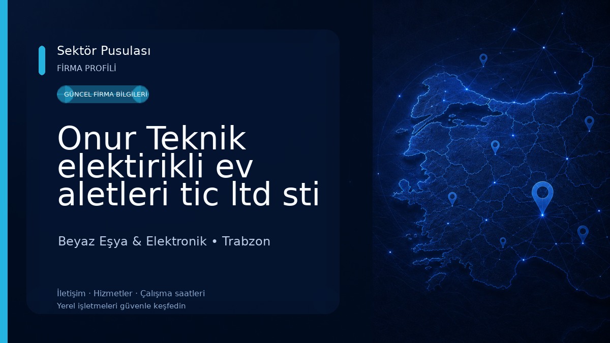 Onur Teknik elektirikli ev aletleri tic ltd sti