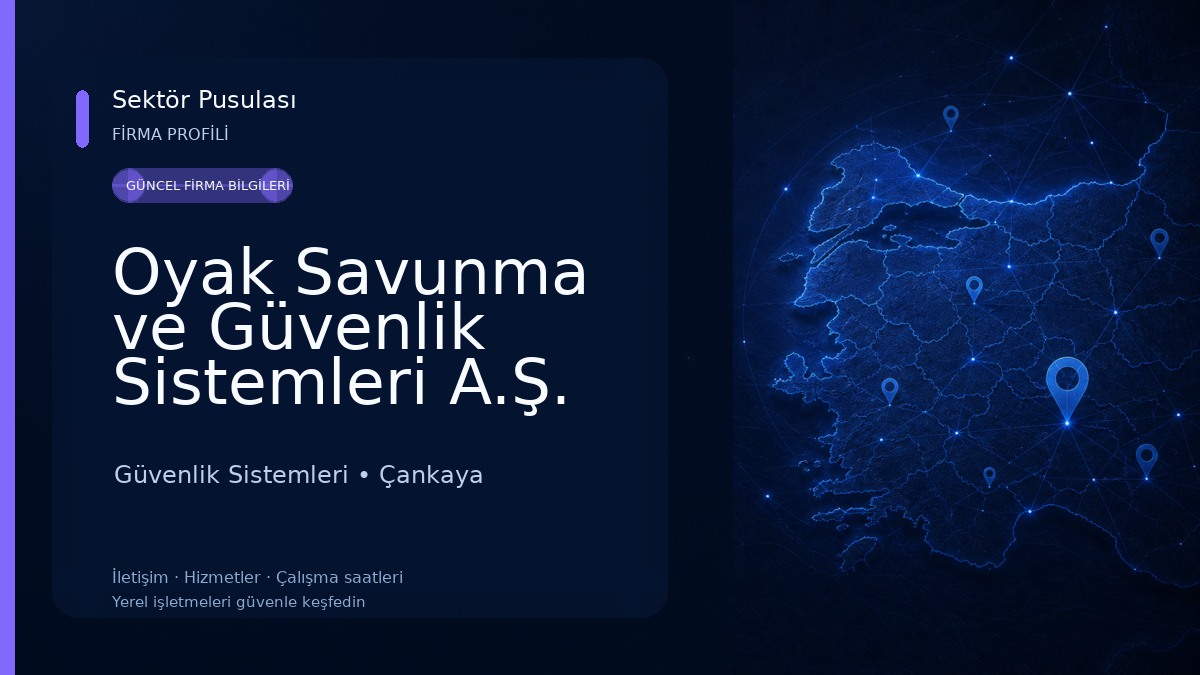 Oyak Savunma ve Güvenlik Sistemleri A.Ş. Güvenlik Sistemleri