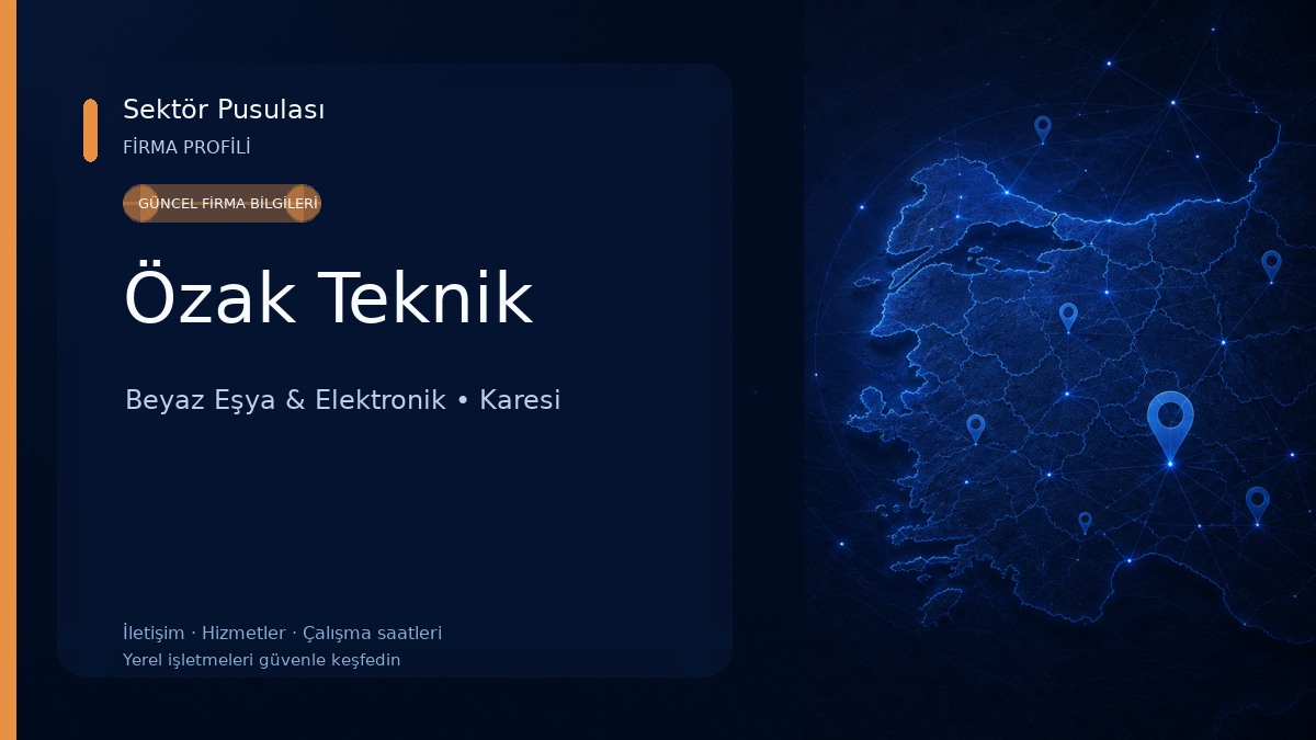 Özak Teknik Beyaz Eşya & Elektronik