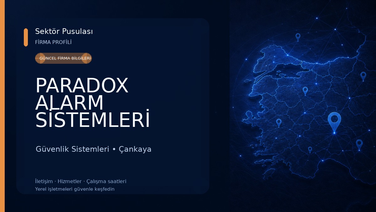 PARADOX ALARM SİSTEMLERİ SATIŞ SERVİS Güvenlik Sistemleri