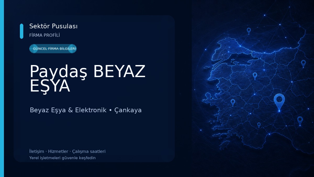Paydaş BEYAZ EŞYA Beyaz Eşya & Elektronik