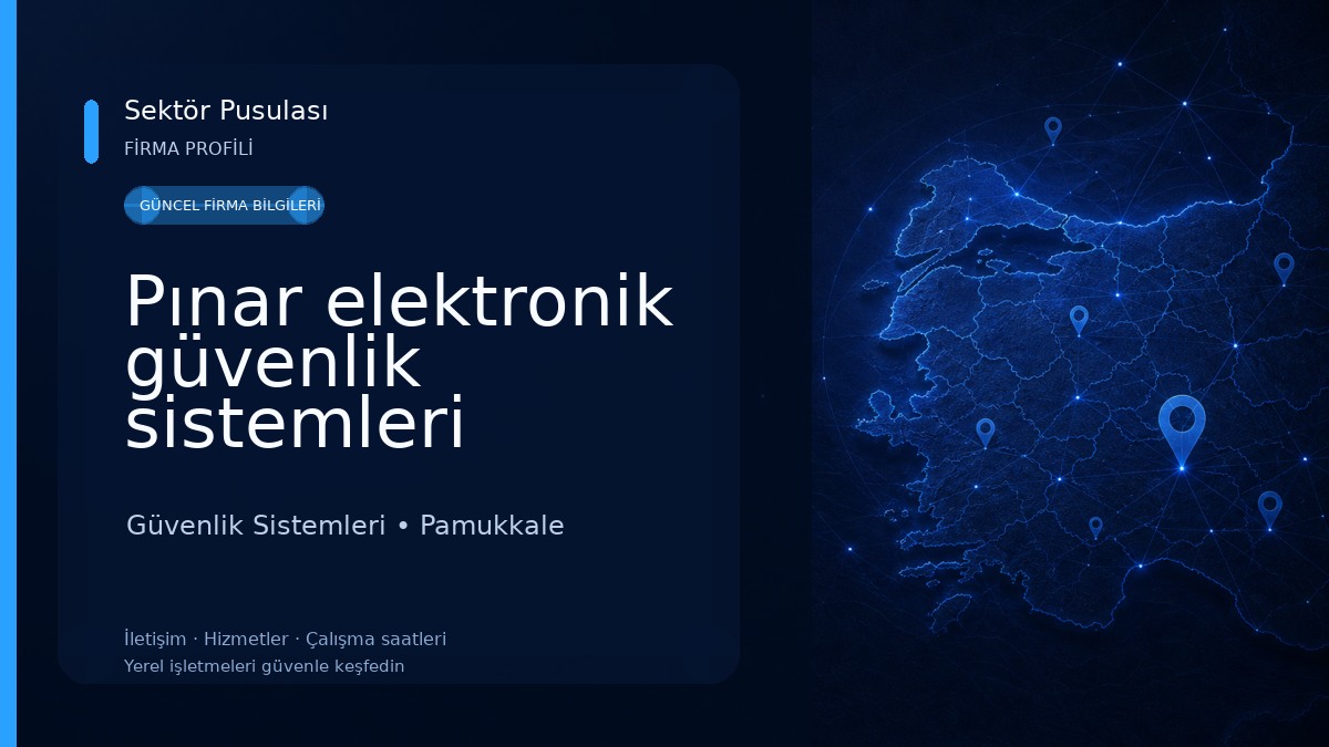 Pınar elektronik güvenlik sistemleri Güvenlik Sistemleri