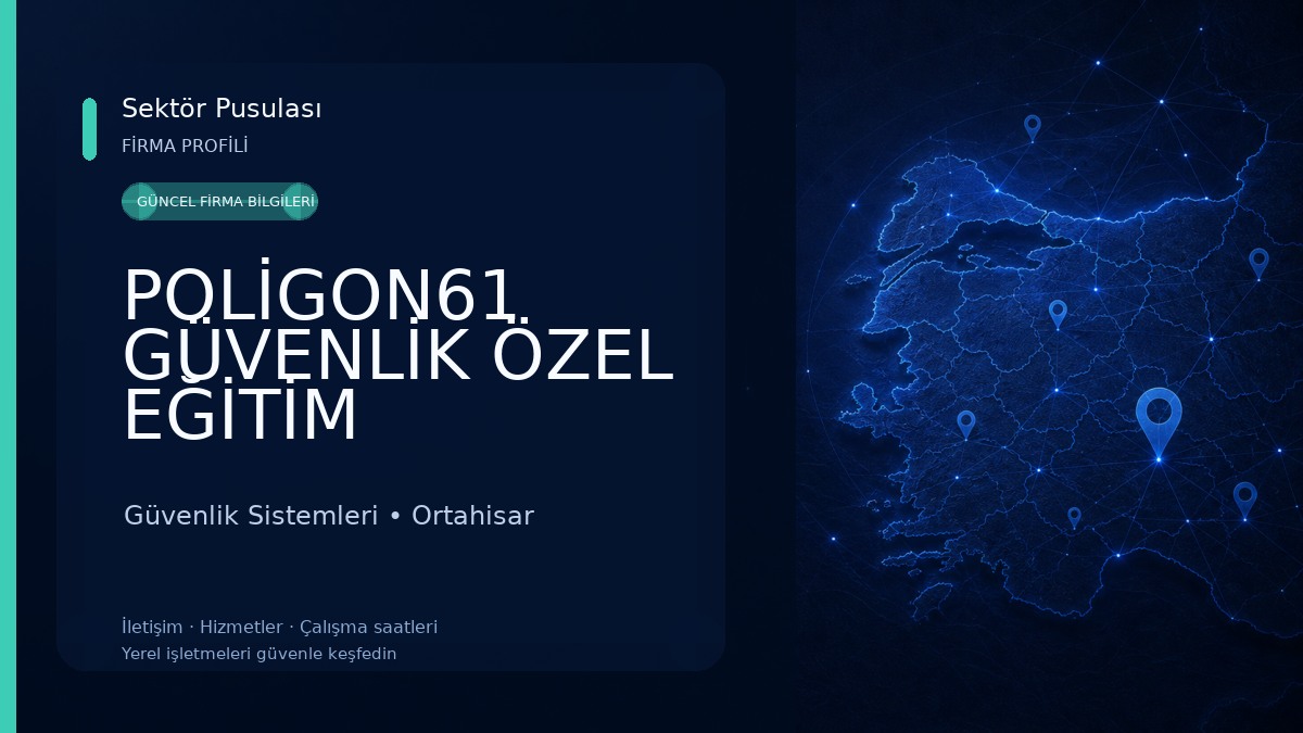 POLİGON61 GÜVENLİK ÖZEL EĞİTİM HİZ.LTD.ŞTİ. Güvenlik Sistemleri